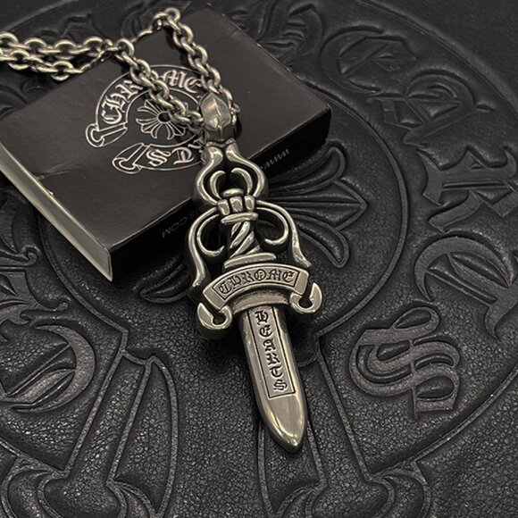 Chrome Heart Great Sword Thick Necklace - Picture 11 of 14